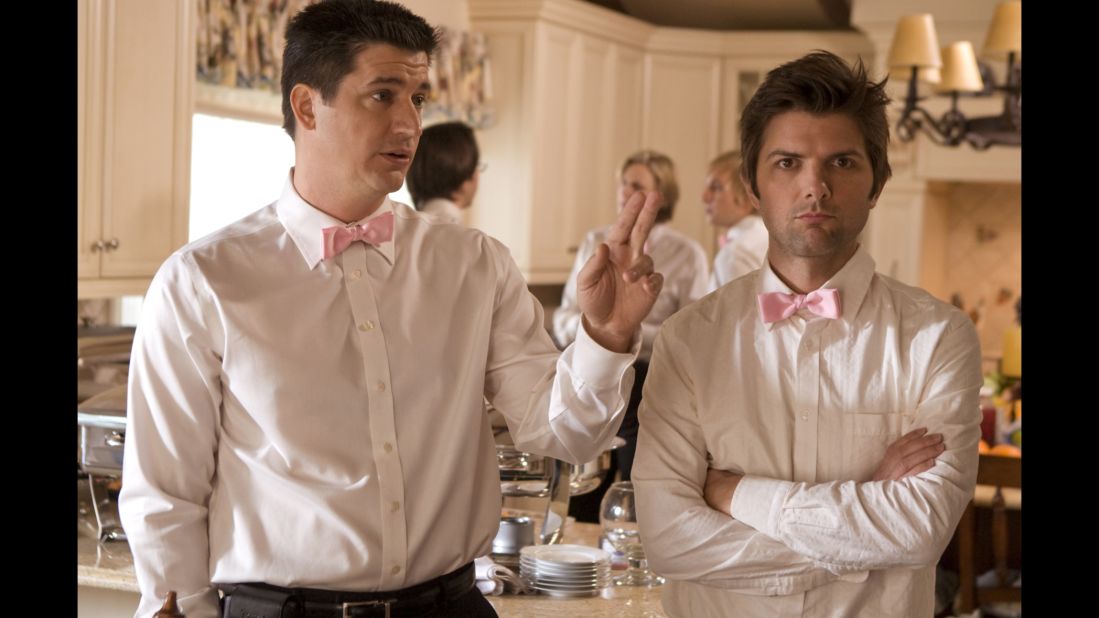 The cast members of "Party Down," including Ken Marino, left, and Adam Scott, have been hard at work on their respective film and TV projects since the Starz series was canceled in 2010. Despite low ratings, the comedy received rave reviews.