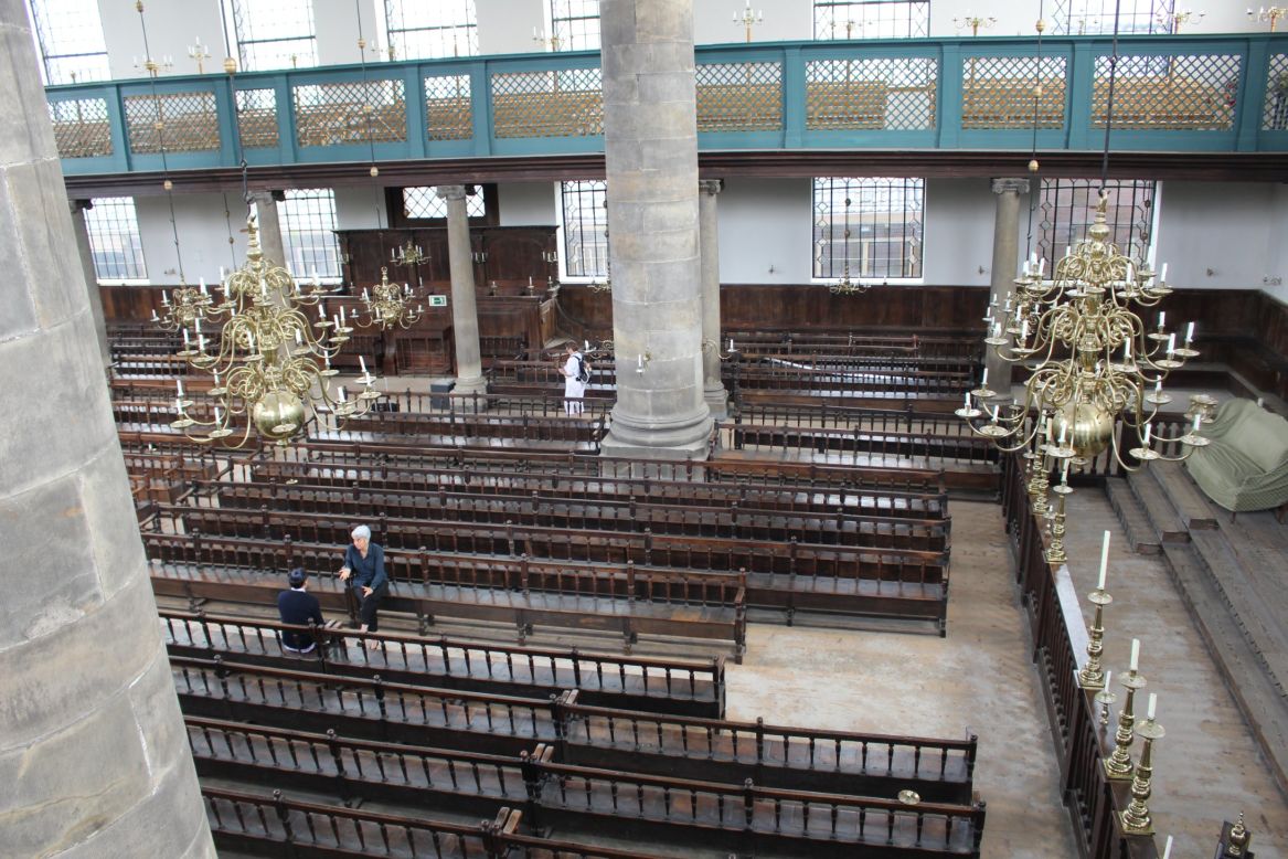 Despite a Nazi invasion, the Portuguese Synagogue in Amsterdam was unharmed during World War II.