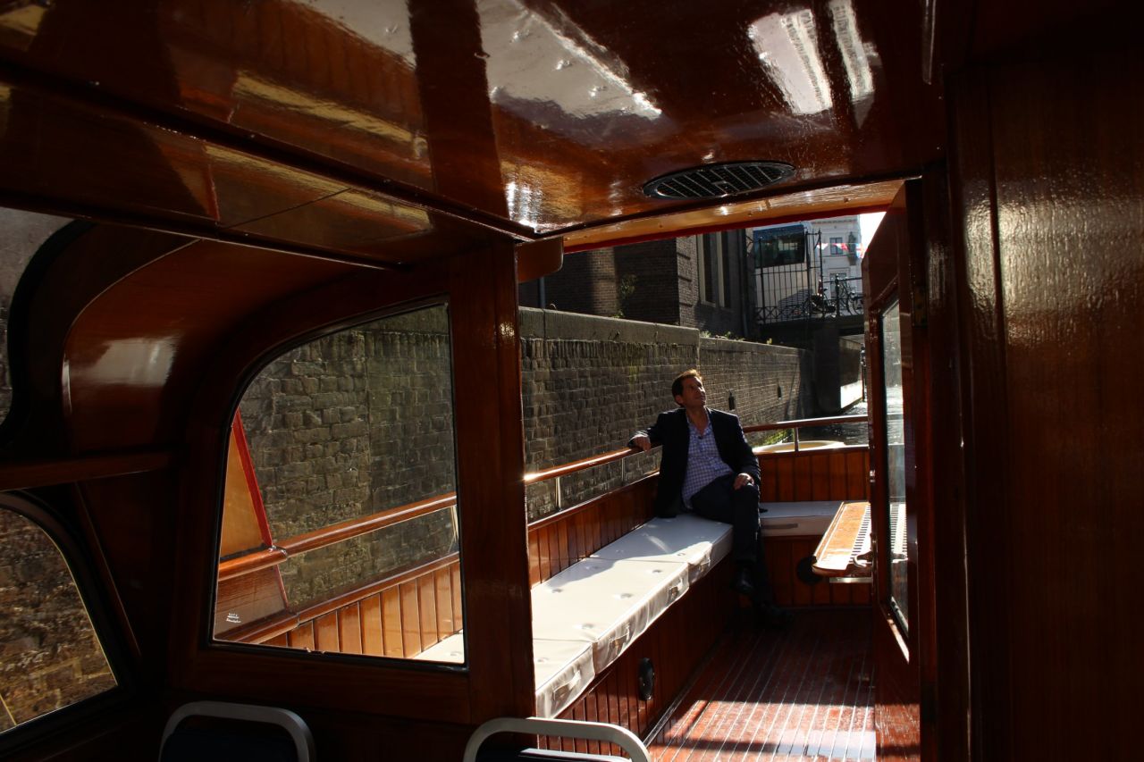 You have to go on a canal ride if visiting Amsterdam, and Berman got the scenic route while searching for his roots.