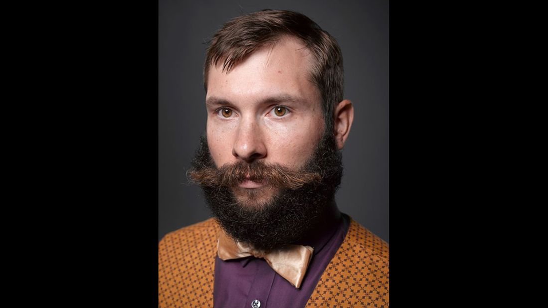 Some competitors, such as Ben Ratell, pursue the immaculate beard, which has been lovingly tamed and groomed over many years.
