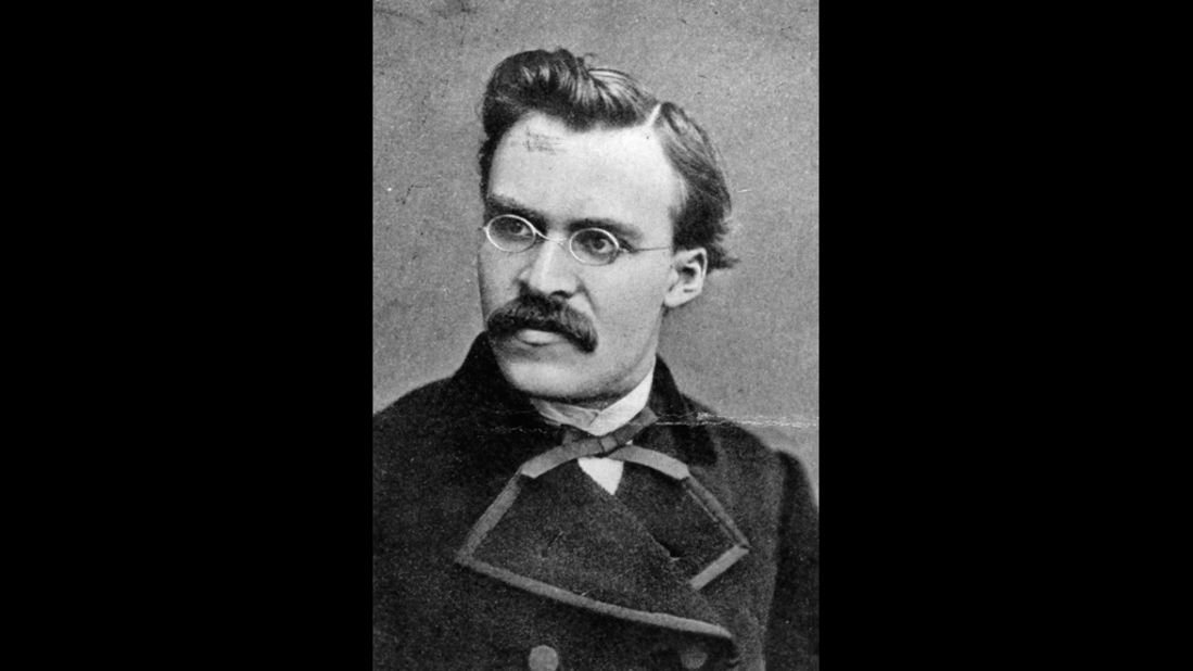 Friedrich Nietzsche (1844-1900), the German philosopher, was famous for his walrus mustache, which became increasingly unruly in his later life as his mental health unraveled.