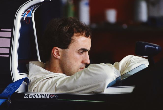David Brabham, seen here in 1990, had to climb back into an F1 cockpit the day after his teammate Roland Ratzenberger died during qualifying for the 1994 San Marino Grand Prix.