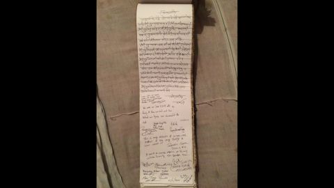 "The scrolls you are looking at have been kept over a thousand years," Gupta said. "They have recorded my family's history going back at least that far, even before there was formal paper. On this day, our whole family and my extended CNN family left our mark for my descendants — perhaps a thousand years from now."