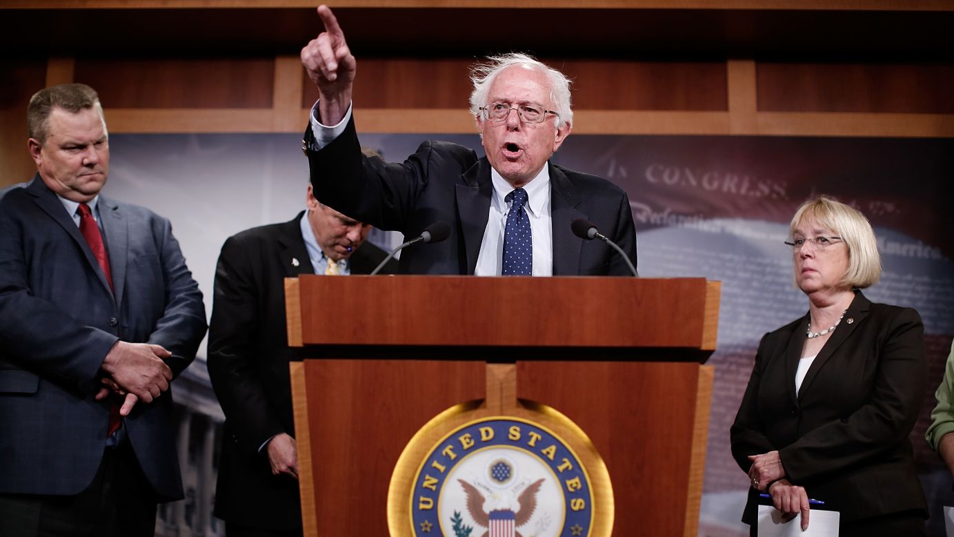 U.S. Sen. Bernie Sanders, an independent from Vermont who caucuses with Democrats, has been testing the waters for a 2016 bid. He's hoping to push an agenda that focuses on income inequality, climate change and campaign finance reform. Sanders has already traveled to early primary states such as Iowa and New Hampshire. 