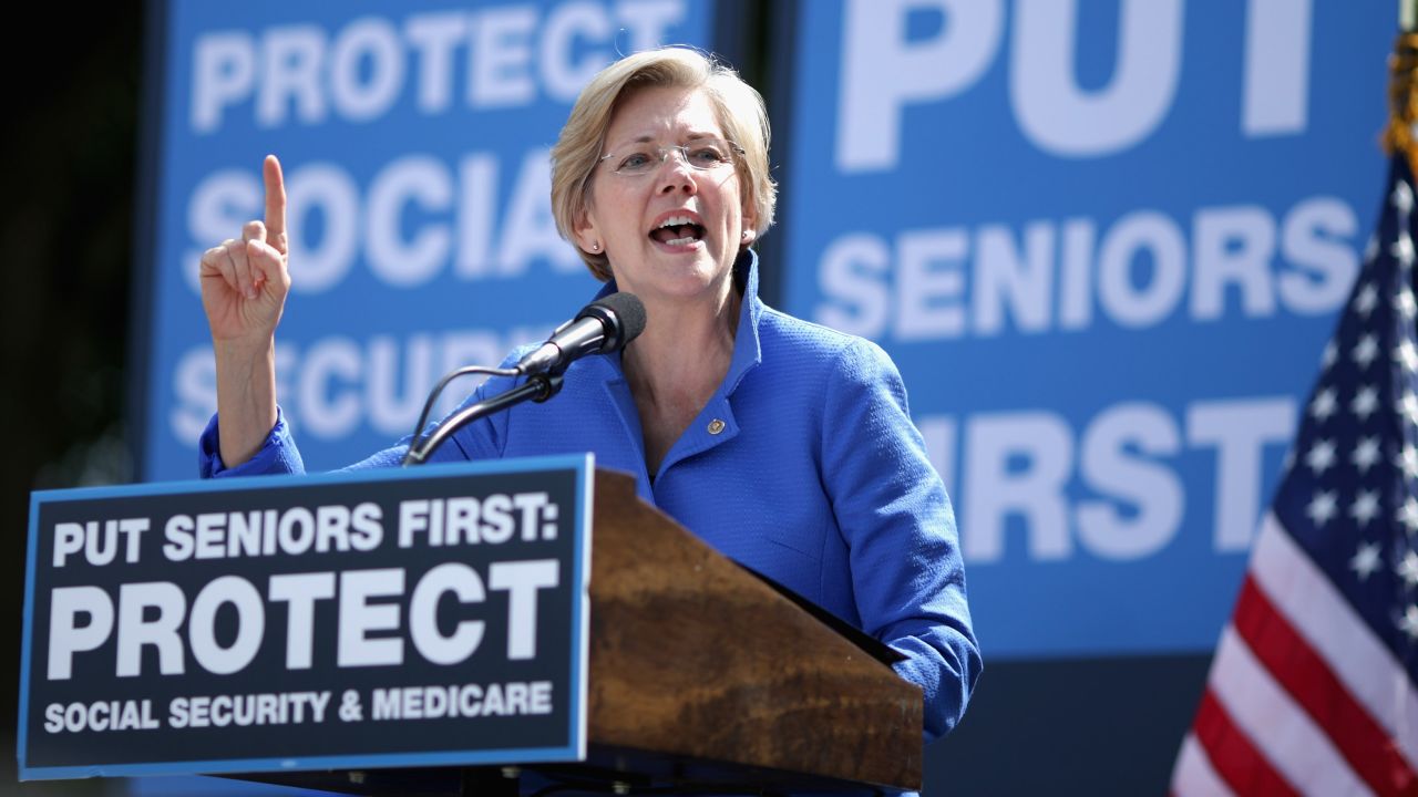 Sen. Elizabeth Warren of Massachusetts has repeatedly said she's not running for president, but the Democrat -- a favorite among progressives -- has been urged to run by populists in her party. A first-term senator elected in 2012, Warren is known for her attempts to take on Wall Street -- both as a senator and as the creator of the Consumer Financial Protection Bureau during President Obama's first term. 