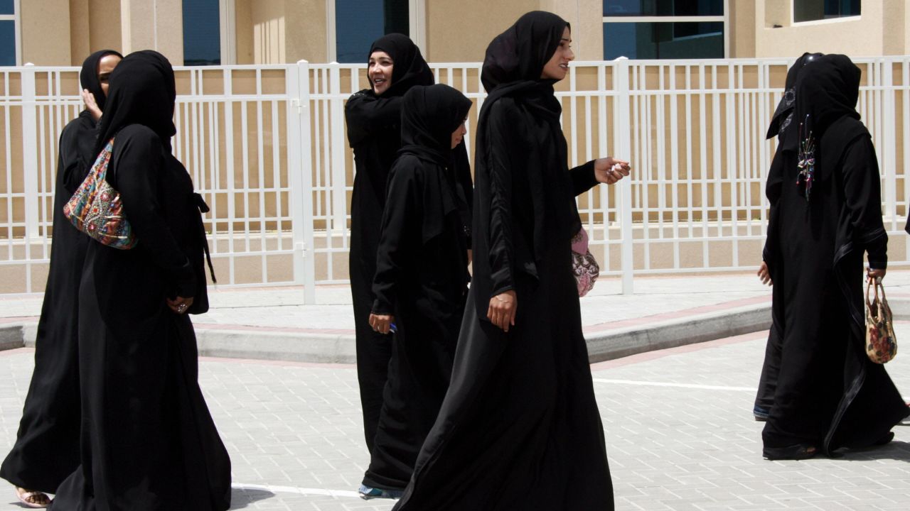 Niqab is usually accompanied by the abaya, a long, loose black robe.