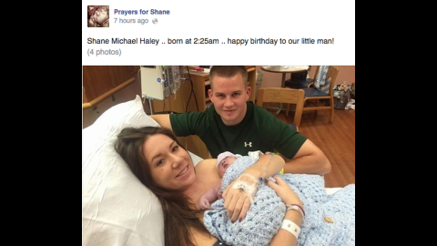 Jenna and Dan Haley's adventures with their son became a sensation. Shane died at 6:15 a.m. Thursday, October 9, about four hours after he was born.