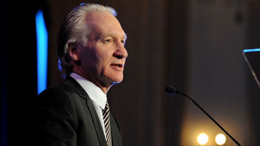 LOS ANGELES, CA - JANUARY 14: Host Bill Maher speaks onstage at the Cinema For Peace event benefitting J/P Haitian Relief Organization in Los Angeles held at Montage Hotel on January 14, 2012 in Los Angeles, California.  (Photo by Michael Buckner/Getty Images For J/P Haitian Relief Organization and Cinema For Peace)
