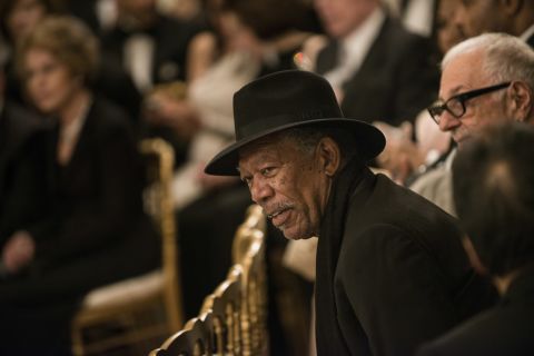 Actor Morgan Freeman donated $1 million to a pro-Obama super PAC in 2012. 