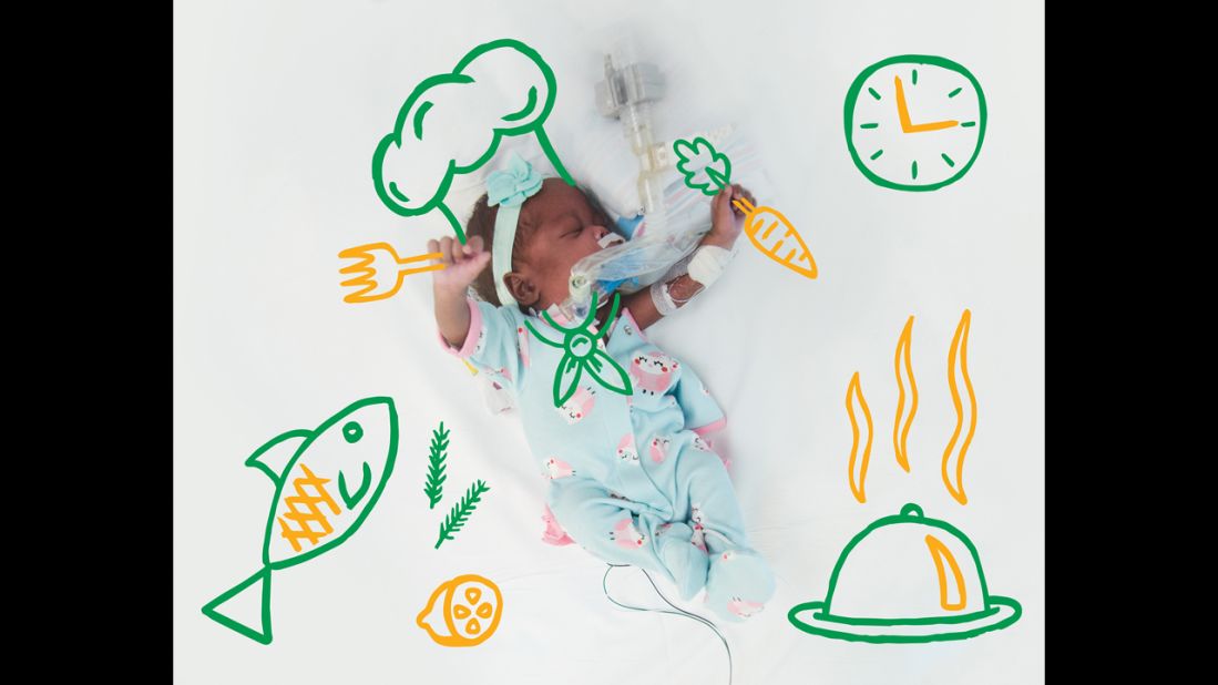All of the babies pictured, including this top chef, were born between 25 and 37 weeks of gestation.