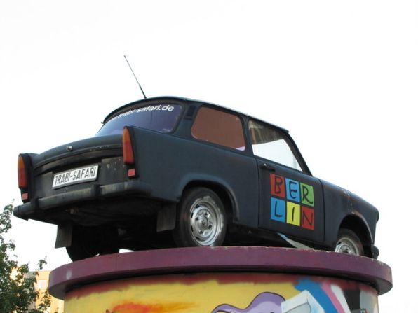 When Brazilian Jetro Falcão visited Berlin, he was charmed by the iconic <a href="index.php?page=&url=http%3A%2F%2Fireport.cnn.com%2Fdocs%2FDOC-1176912">Trabant car</a>, affectionately referred to as "Trabi". The car was not known for its high performance, but was nonetheless extremely popular in East Germany during the Cold War . "For me, it is like an important stamp of that era," he says.