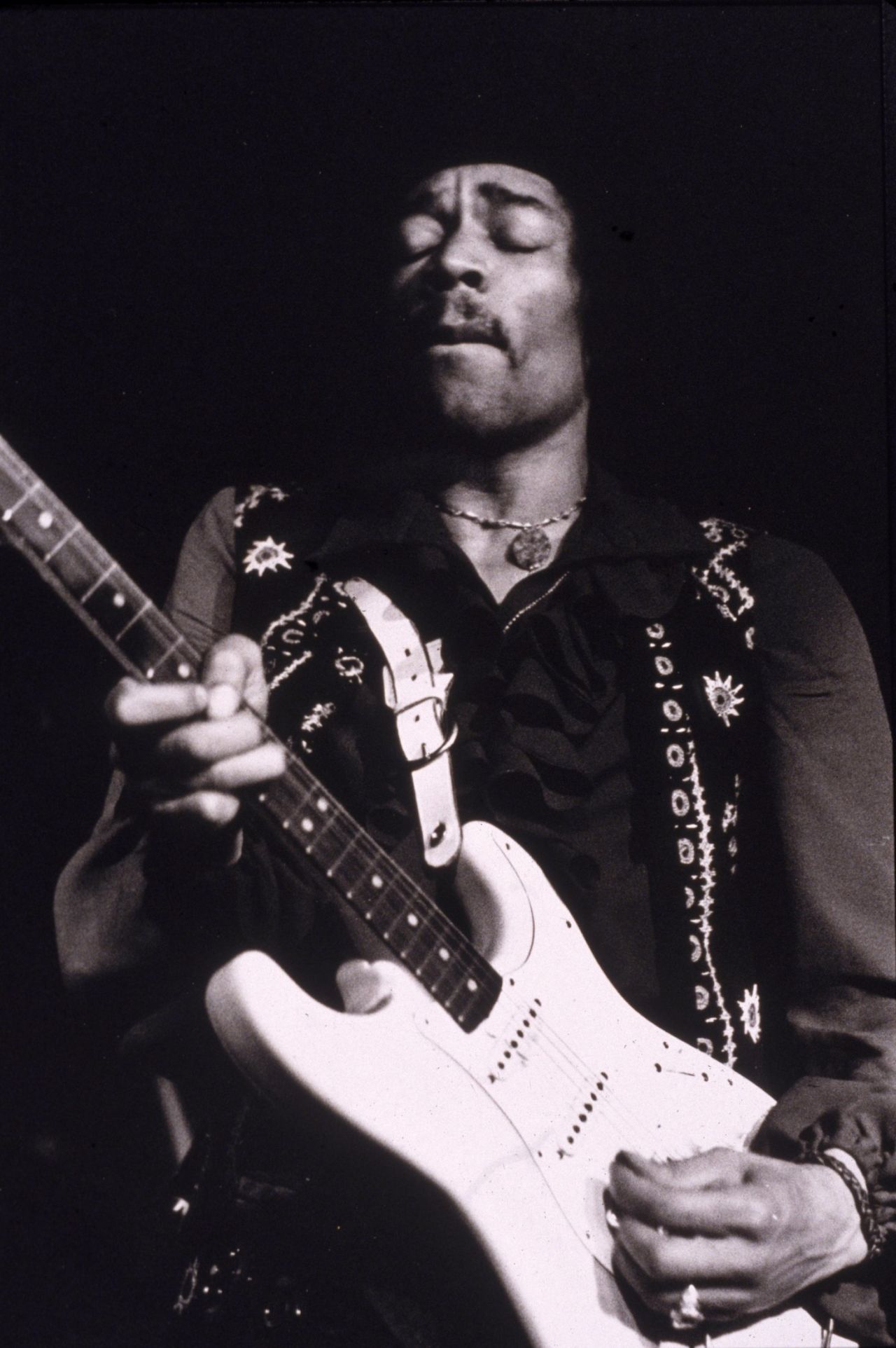 He wasn't just African-American; Hendrix also had Native American ancestors. He would pay homage to his Native American roots with songs such as "I Don't Live Today" and wore a Native American-inspired outfit at Woodstock.