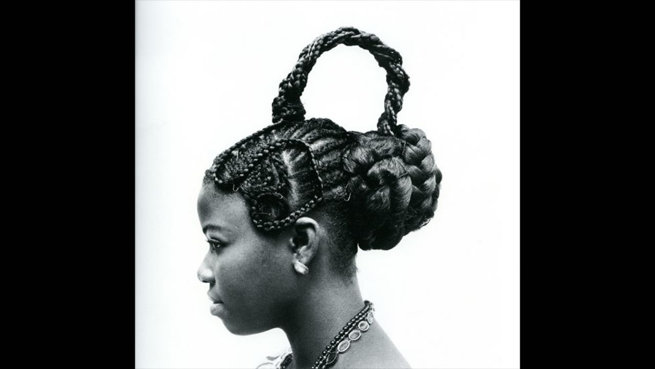 <em>Abebe, J.D. Okhai Ojeikere, 1975</em><br /><br />Presented by the Center for Contemporary Art, Lagos, founder and curator <a href="http://edition.cnn.com/2014/10/13/world/africa/a-love-letter-to-nigeria-ojeikere/">Bisi Silva has spent five years compiling the near-complete works </a>of the acclaimed late Nigerian photographer J.D. Okhai Ojeikere. <br /><br />"You're getting a sort of history of Nigeria at a very important, transitional period, just on the cusp of independence," says Silva about Ojeikere's work.<br /><br />"(Then), there (was) a feeling of euphoria, feeling of liberation, the sense of 'now we can conquer the world, we can develop the nation; we are free, we are independent.'"
