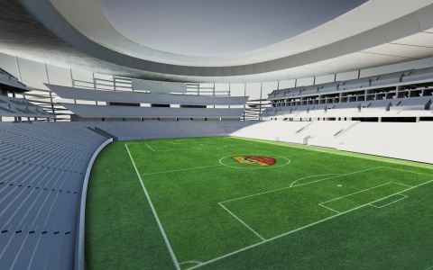 The new 'Curva Sud' will house the team's hardcore fans has space for 13,660 supporters.