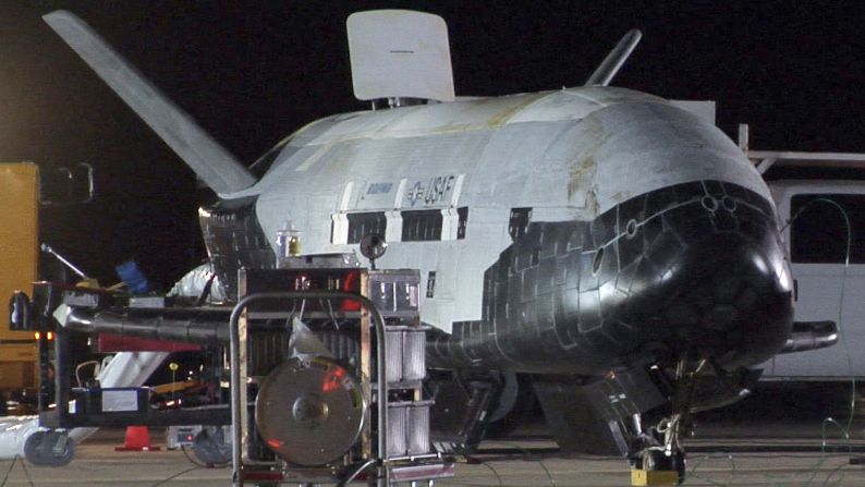 The Air Force's first X-37B mission landed at Vandenberg in the early morning of December 3, 2010. It spent more than 220 days in orbit during its maiden voyage.
