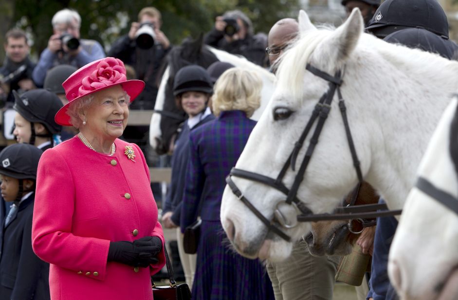  The British monarch receives hundreds of presents from world leaders and well-wishers each year. Top of the list? Equine-related gifts.