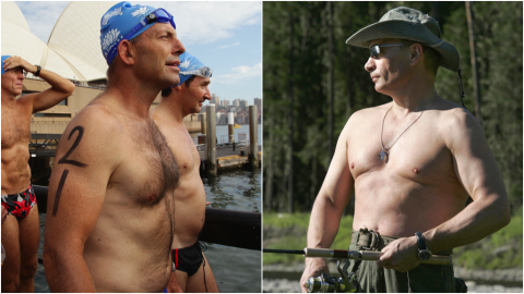 Australia's Tony Abbott and Russia's Vladimir Putin have drawn comparisons not just for their politics.