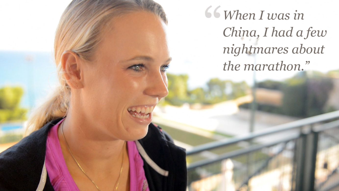 Caroline Wozniacki, marathon woman CNN