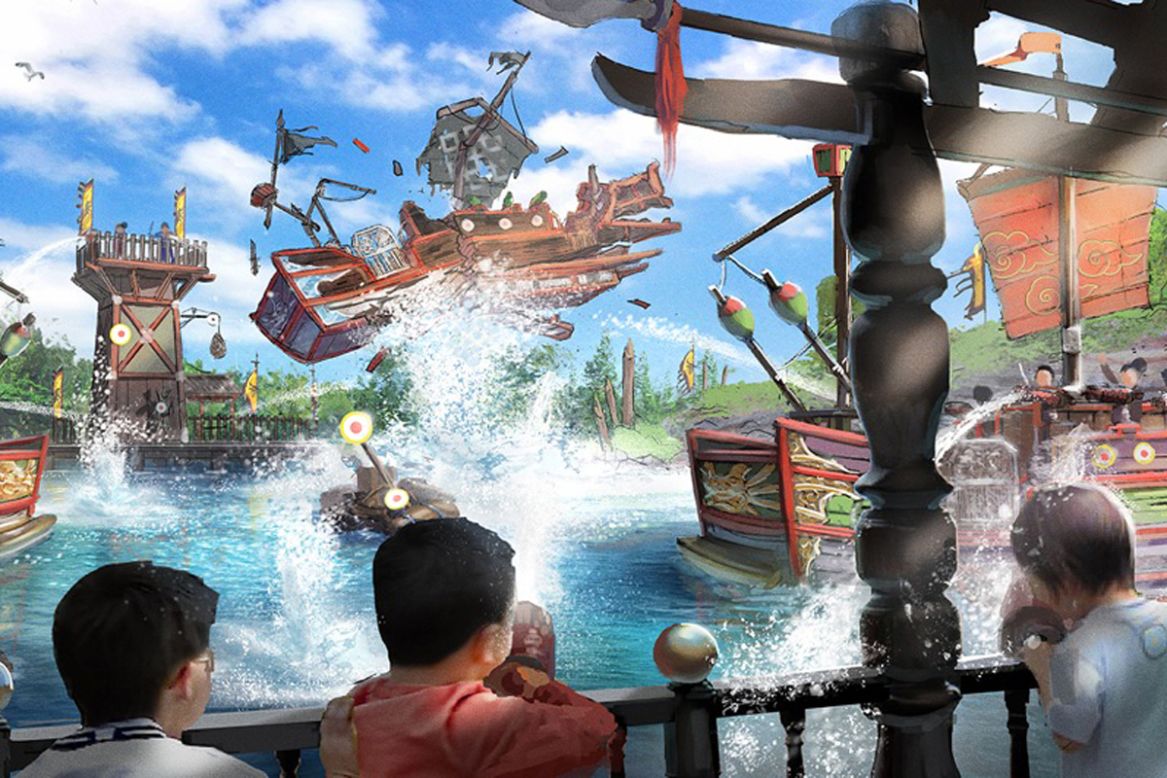 Wanda Hefei is one of many theme parks that the Wanda Group is constructing in a bid to compete with Disney in Shanghai and upcoming Universal Beijing. The planned opening is July 2016. 