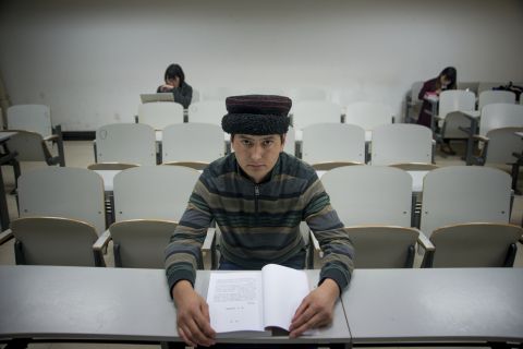 My name is Memedik Dilkar. I'm from Xinjiang, I'm a Tajik and I'm 24 years old. My hometown is a village in the Tashkurgan Tajik Autonomous County. I graduated from college in 2012 and became an operation manager at a local firm in Xinjiang. Now I'm studying at Minzu University of China. I wish to get a bachelor's degree so I can find a steady job.