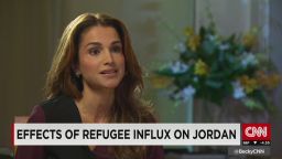 Jordan's Queen Rania says the refugee problem is a global issue.