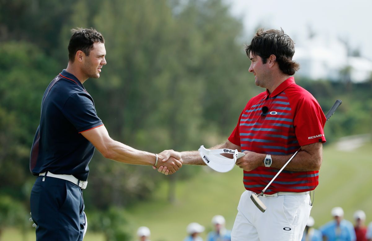 Kaymer, the U.S. Open champion, defeated Bubba Watson, who won this year's Masters, on the first playoff hole after both the German and his American opponent had finished the two-round tournament on six under par.