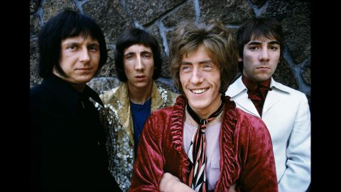 The Who -- from left: John Entwistle, Pete Townshend, Roger Daltrey and Keith Moon -- are shown on the San Francisco stop of their first U.S. tour in 1967.