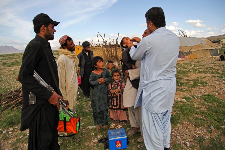 Vaccination programs mean polio is on the verge of extinction -- but there are still cases in Afghanistan and Pakistan.