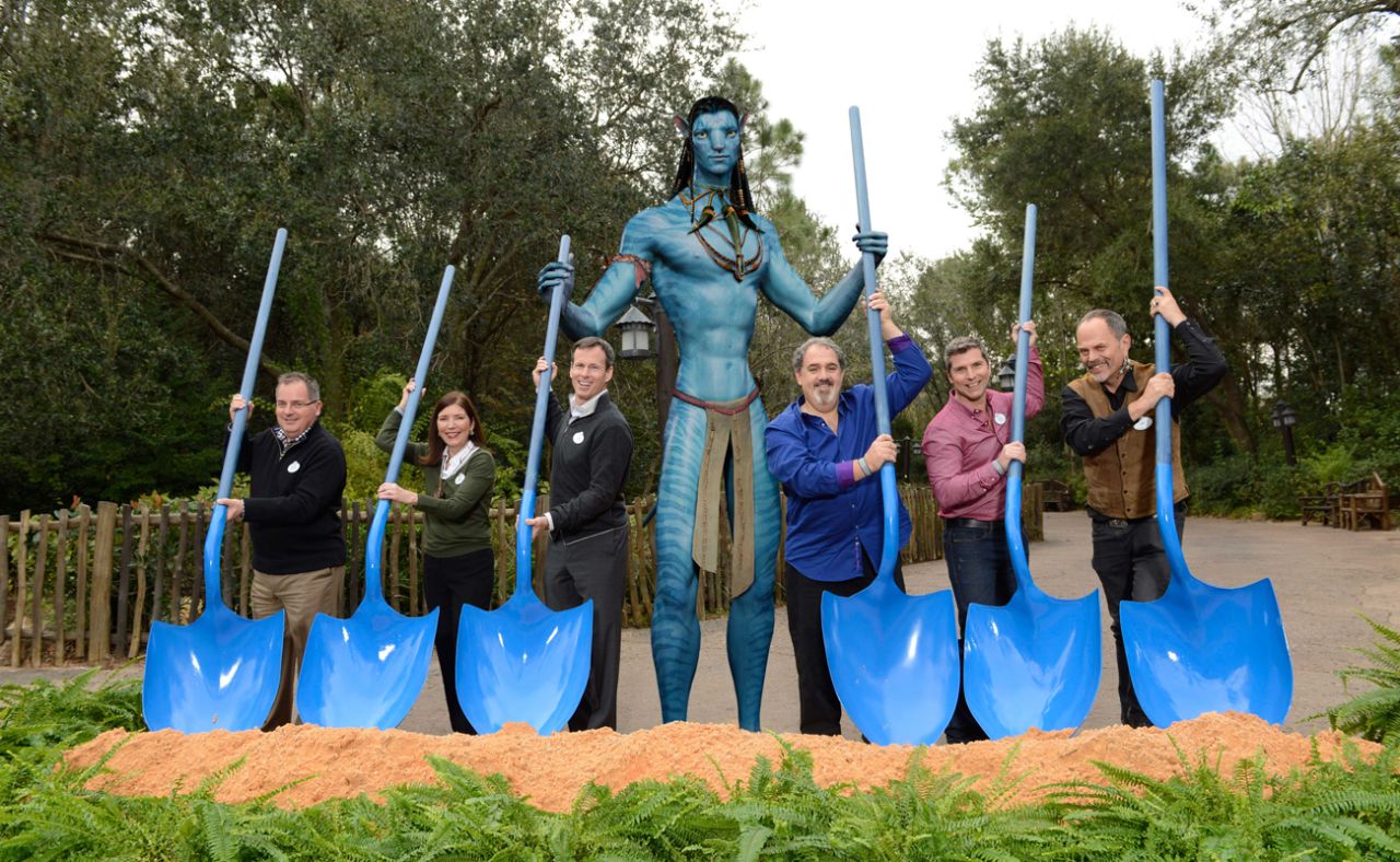 If the Na'vi tribe could help build the new Avatar Land, it'd be finished faster. The new park within Disney World Orlando's Animal Kingdom broke ground in January 2014.