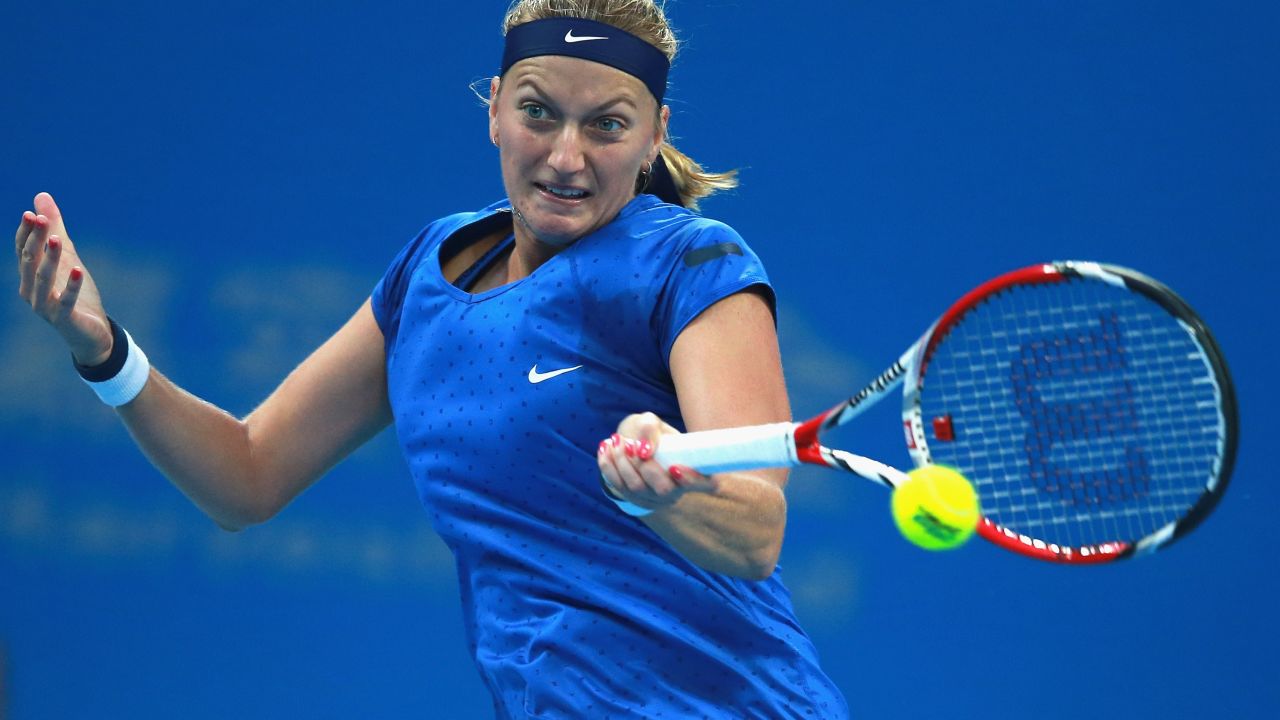 Czech Republic's Petra Kvitova is a double Wimbledon champion.