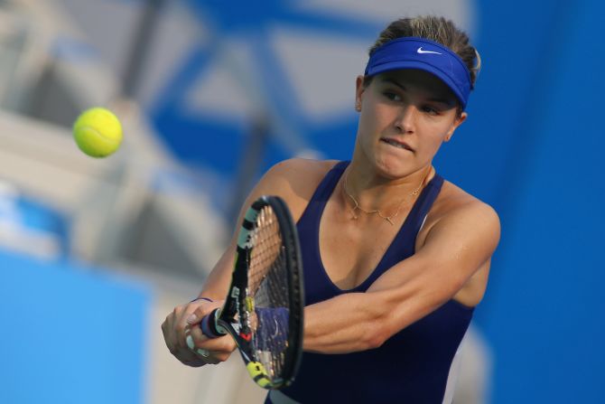 #5: Eugenie Bouchard: The 20-year-old Canadian has had a stellar year after reaching the Australian Open and French Open semifinals before her Wimbledon final defeat by Kvitova. Bouchard is the youngest competitor in the draw.