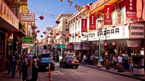 A San Francisco tour bus guide targeted Chinatown with an expletive-filled rant. 