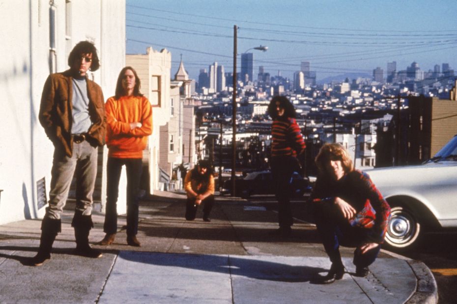 San Francisco has a creative pedigree that is, like, authentic, man. The foggy city has served as an incubator for bands like the Grateful Dead, Jefferson Airplane and Journey.  Here Bill Kreutzmann, Bob Weir, Ron "Pigpen" McKernan, Jerry Garcia and Phil Lesh<br />(left to right) of the Grateful Dead pose before the iconic cityscape. 