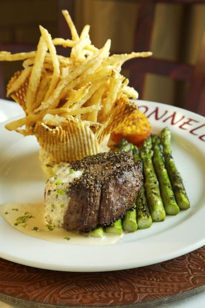 "They still parade longhorns down city streets," says Texas Monthly Barbecue editor Daniel Vaughn of Fort Worth's "Cowtown" sobriquet. At Bonnell's Fine Texas Cuisine, pepper-crusted buffalo tenderloin with rye whisky cream sauce is another meaty signature.