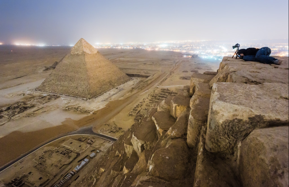 The climbers made headlines last year when they scaled the Great Pyramid at Giza, Egypt -- and later apologized when they were accused of disrespecting the ancient monuments.