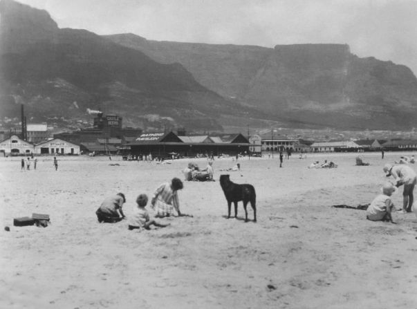 This photo of Woodstock beach in 1934 shows how the area looked before it was developed.