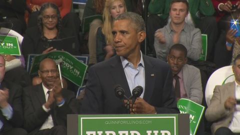 President Barack Obama says he isn't hurt some Democrats won't campaign with him this year.