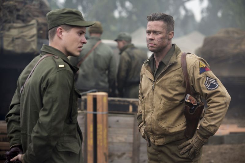 Brad Pitt s Fury opens at No. 1 CNN