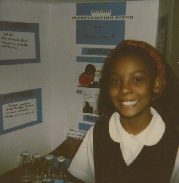 Monique Wingard received a  full scholarship of nearly $5000 to Startup Institute Chicago this month. Back when she was just nine, her mother Julia captured this moment at a school science fair. Monique says participating in the fair was a turning point: "[The fair] helped build confidence in myself, my ideas, creative approach to problem-solving, and speaking in front of small groups about a topic of importance to me."<br /><br /><br />"It was just really exciting to attempt to get other people just as pumped as I was about my work on 'Sound Investigating Pitch.' My love for music is what prompted me to choose this topic for the science fair. Just looking at this photo now makes me beam with pride. I was a nerd before it was even cool, and now I can make a pretty good living being one and teaching others to wear that title as a badge of honor." 