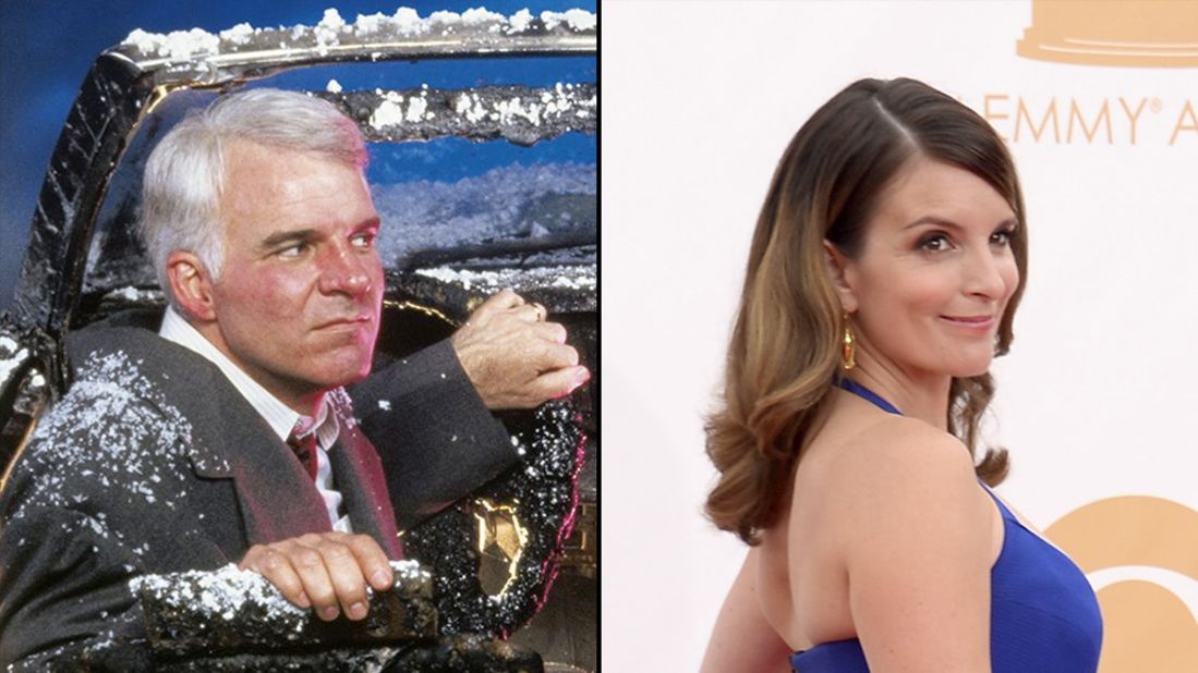 Funny lady Tina Fey could totally step in for Steve Martin in "Trains, Planes and Automobiles." 