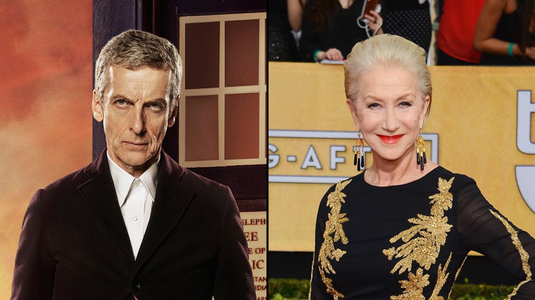 Brit for Brit, Helen Mirren could totally step into the time-traveling shoes of Peter Capaldi in "Doctor Who."