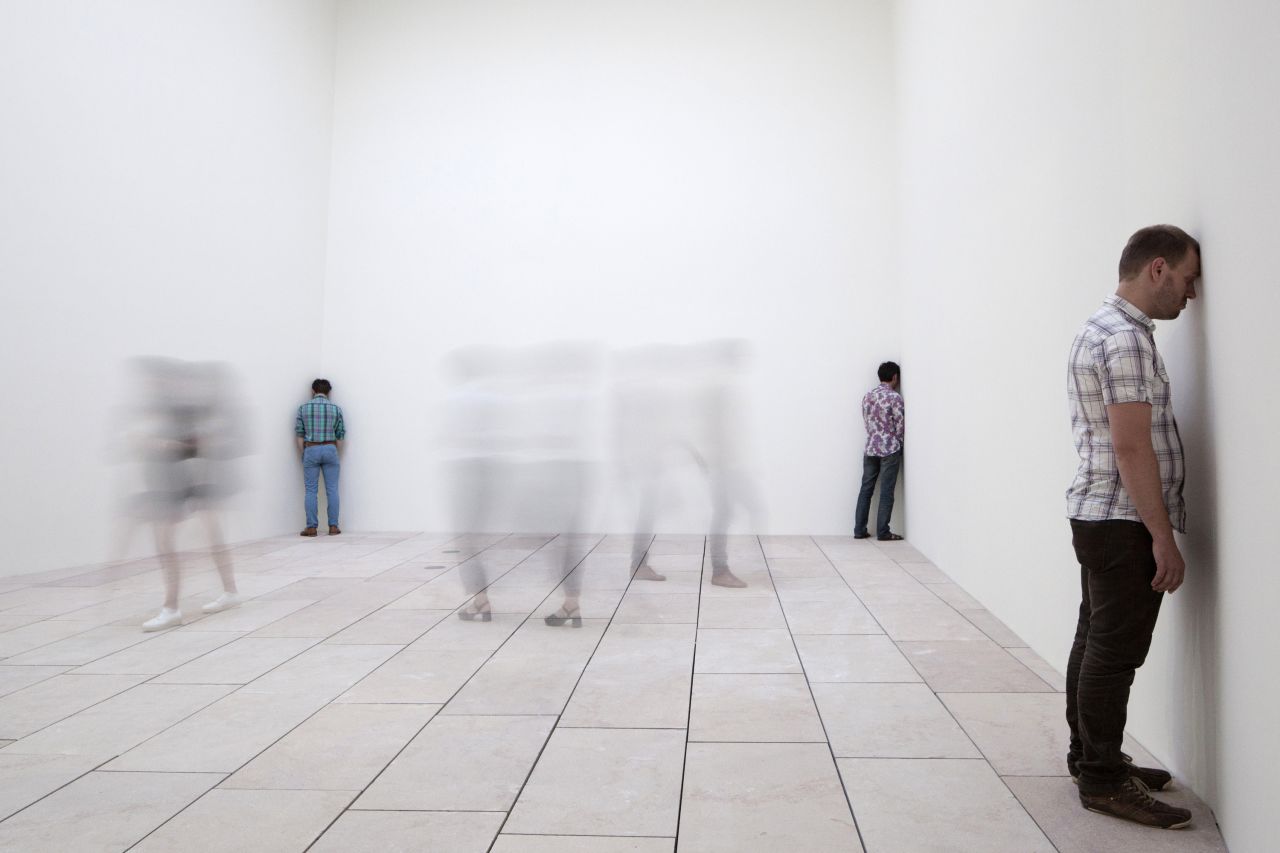 On the performance art side, Oliver Beer's <em>Composition For a New Museum </em>has three people singing in different corners of a room to demonstrate the building's acoustics. 