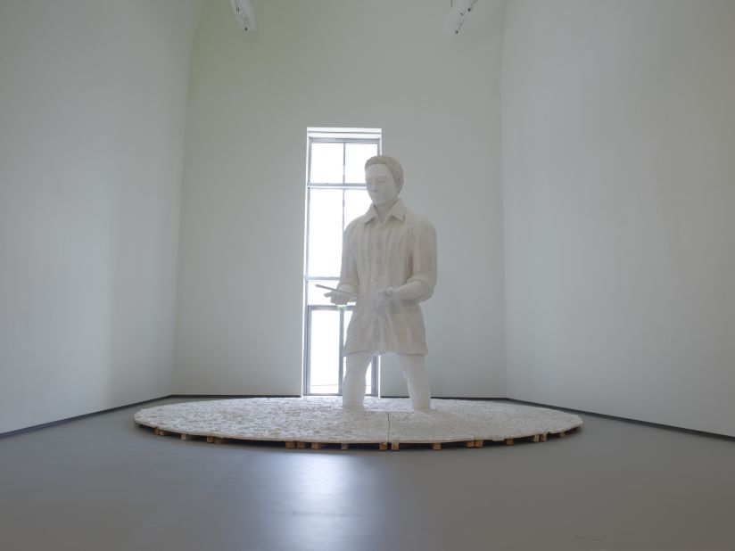 <em>Mann im Matsch </em>(<em>Man in the Mud</em>), a large installation from Thomas Schütte, is part of the museum's permanent collection. 