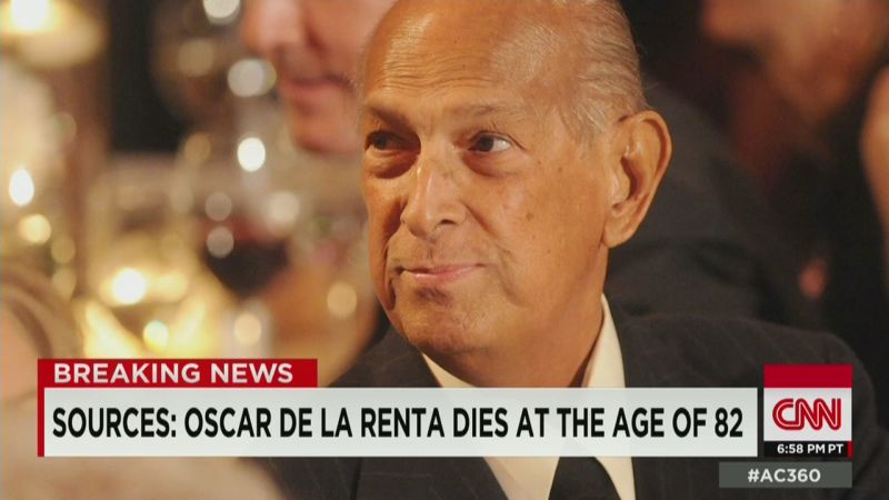 Fashion designer Oscar de la Renta dies at 82 | CNN