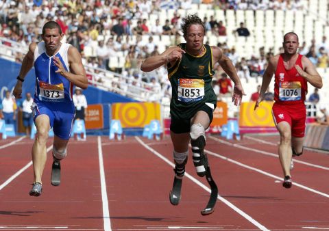 Athens 2004 was the first time Pistorius competed in the Paralympic Games, also winning his first gold medal in the 200m for T44 category athletes. He also bagged a bronze in the 100m event.