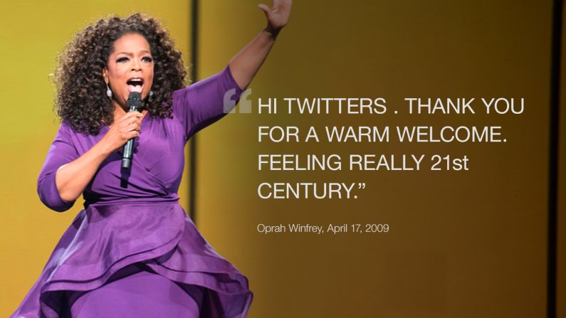 Oprah tweet