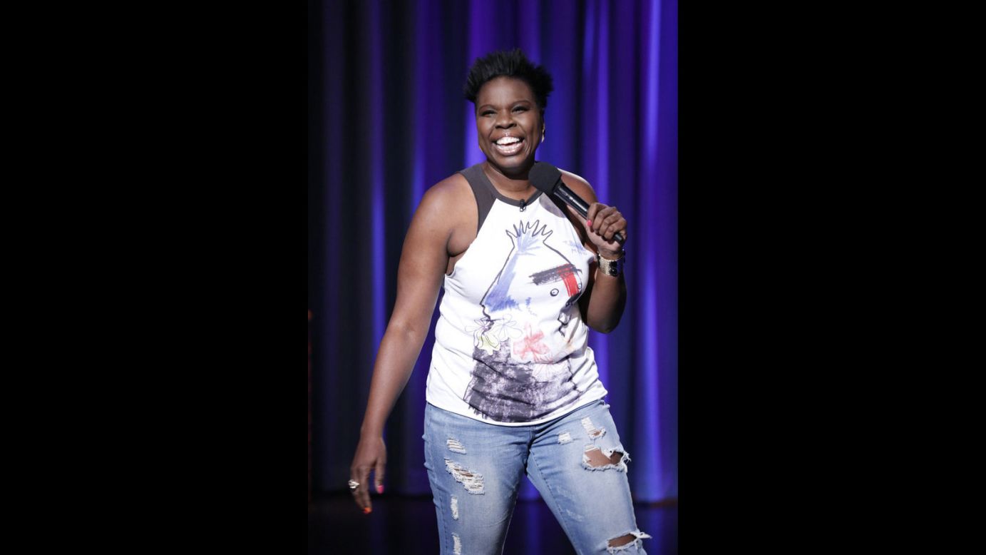 Leslie Jones is going from "Saturday Night Live's" writers room to the main stage. The comedic talent <a href="http://deadline.com/2014/10/leslie-jones-saturday-night-live-new-cast-member-856104/" target="_blank" target="_blank">has been promoted</a> to "SNL's" main cast after getting her start behind the scenes in January. Click through to see other female SNL comedians through the years: