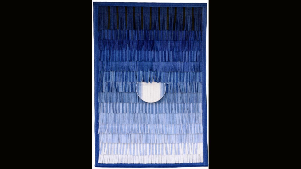 <em>Composition de Plumes, Abdoulaye Konate, 2012</em><br /><br />Mali-born Abdoulaye Konate is one of Africa's best-known artists. Konate often uses textiles -- which are more readily available than paint -- to make statements about West African politics. A former graphic designer, he has a fine eye for color and composition.