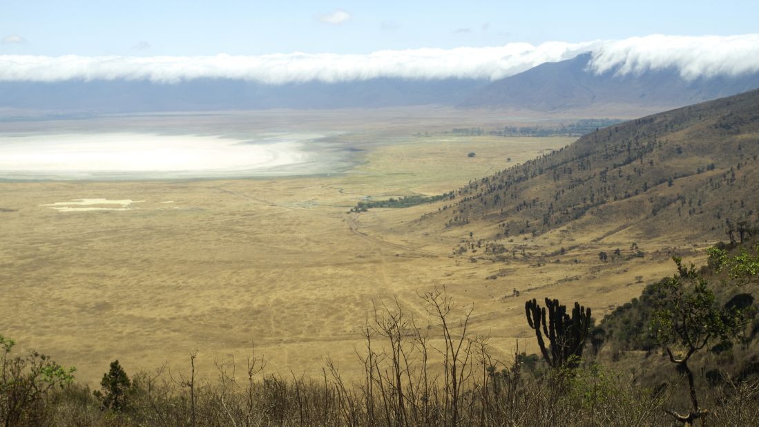 The Ngorongoro Crater, a UNESCO World Heritage Site, is the world's largest unbroken caldera.