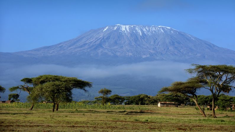 Mount Kilimanjaro is Africa's highest peak and the tallest freestanding mountain in the world.